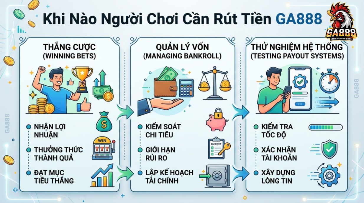 Khi Nào Người Chơi Cần Rút Tiền GA888