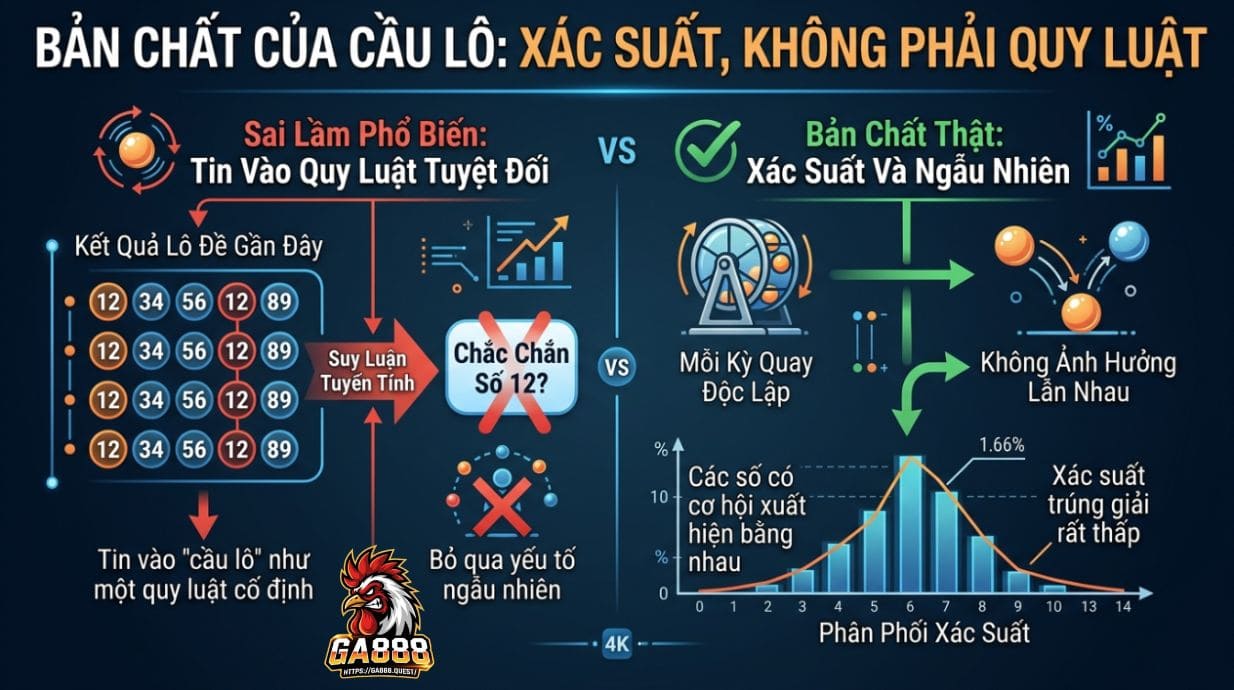 Bản Chất Của Cầu Lô: Xác Suất, Không Phải Quy Luật