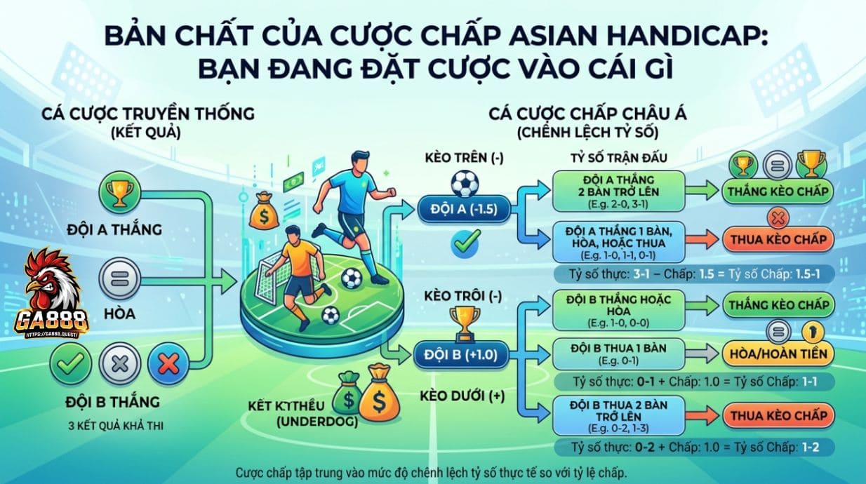 Bản chất kèo châu Á: bạn đang cược vào điều gì