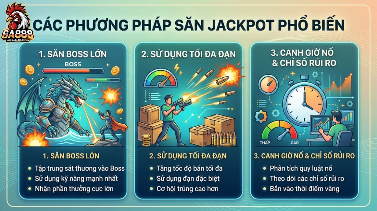 Các cách săn jackpot phổ biến
