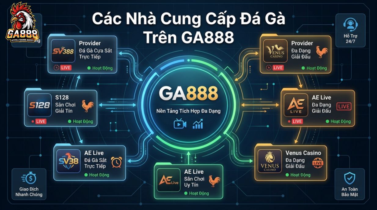 Các Nhà Cung Cấp Đá Gà Trên GA888