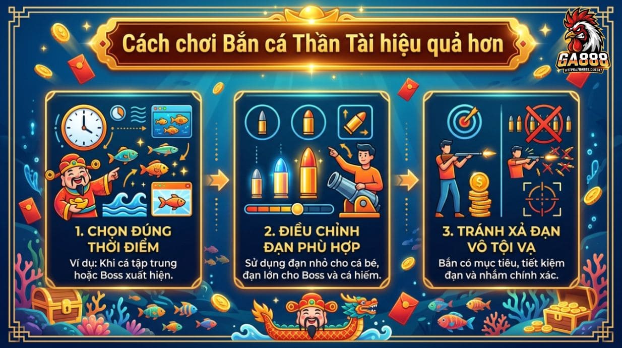 Cách chơi Bắn Cá Thần Tài hiệu quả hơn