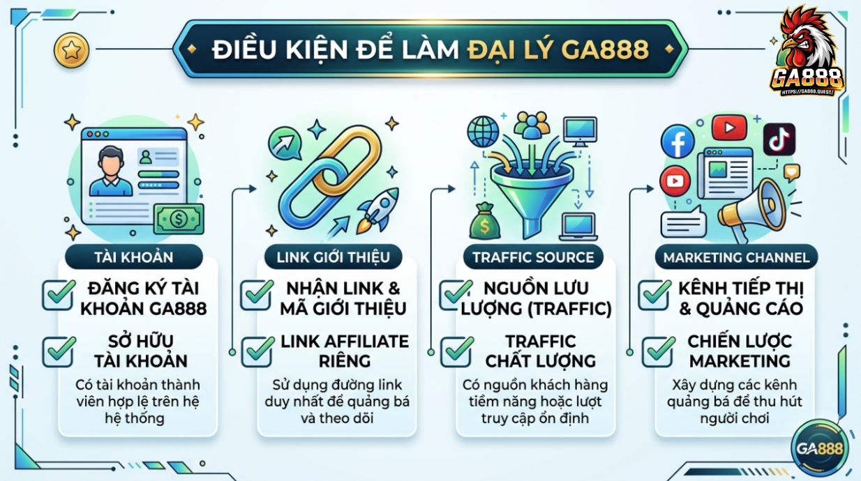 Điều Kiện Để Làm Đại Lý GA888