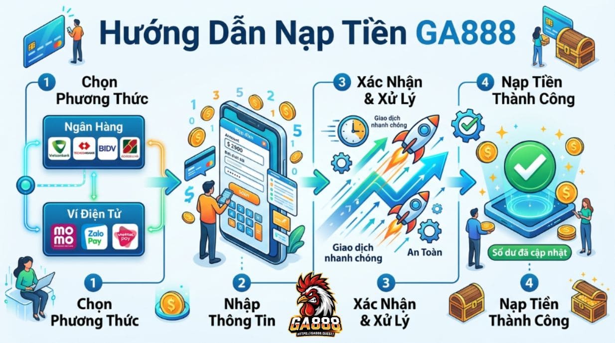 Hướng Dẫn Nạp Tiền GA888