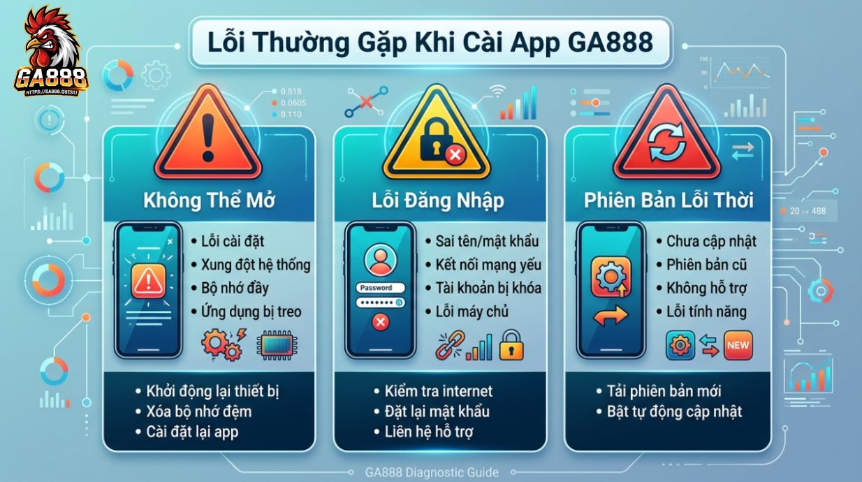 Lỗi Thường Gặp Khi Cài App GA888
