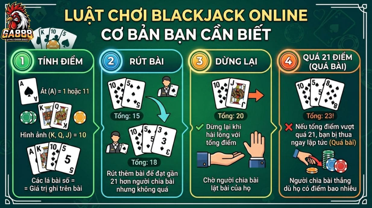Luật Xì Dách online cơ bản bạn cần nắm