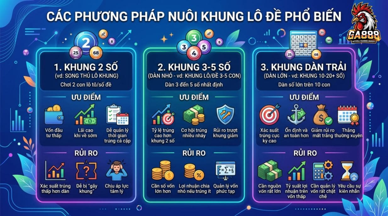 Những phương pháp nuôi lô khung đang được áp dụng phổ biến