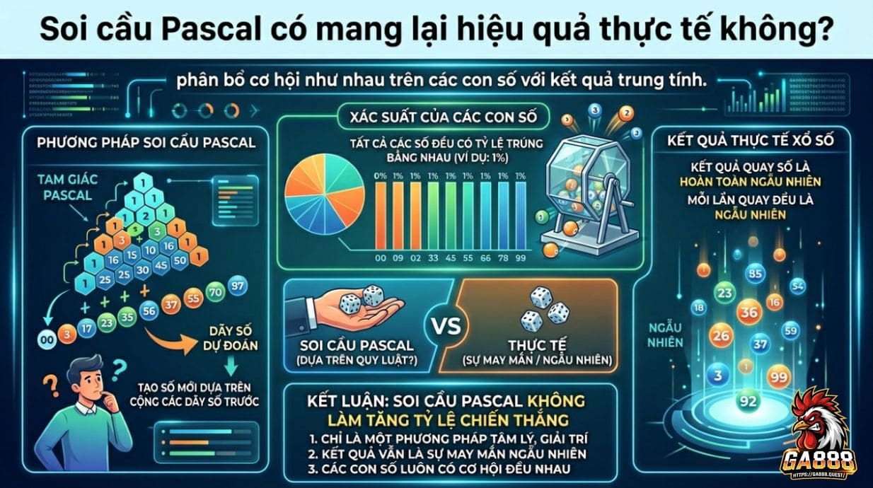 Soi cầu Pascal có mang lại hiệu quả thực tế không?