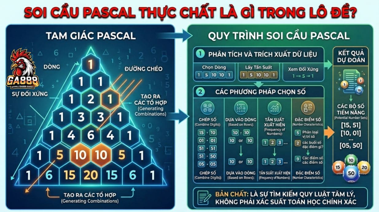 Soi cầu Pascal thực chất là gì trong lô đề?