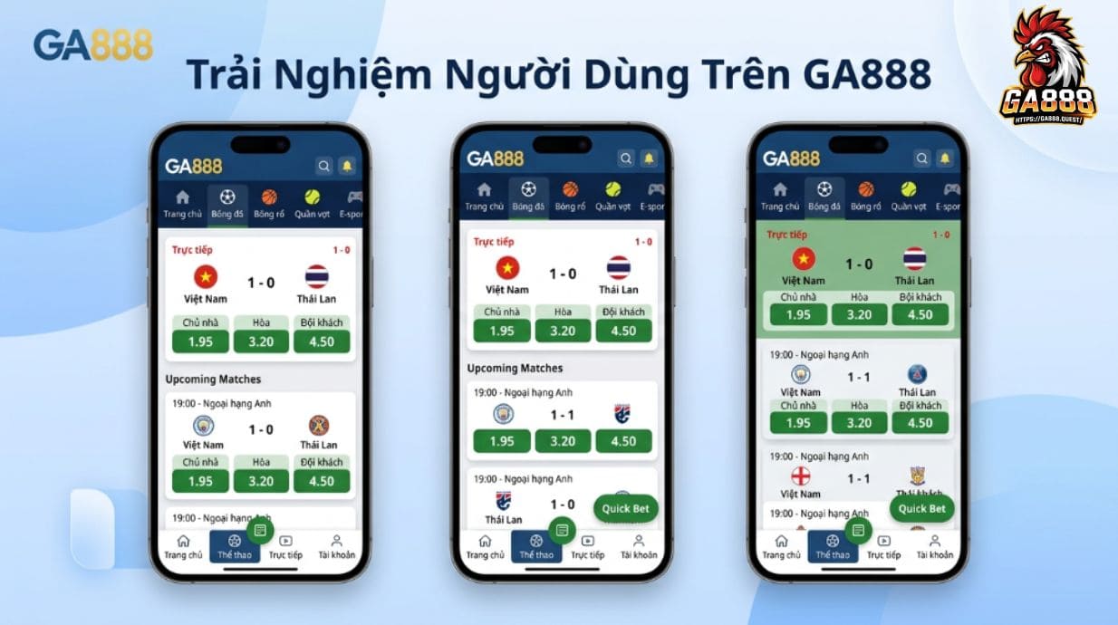 Trải Nghiệm Người Dùng Trên GA888