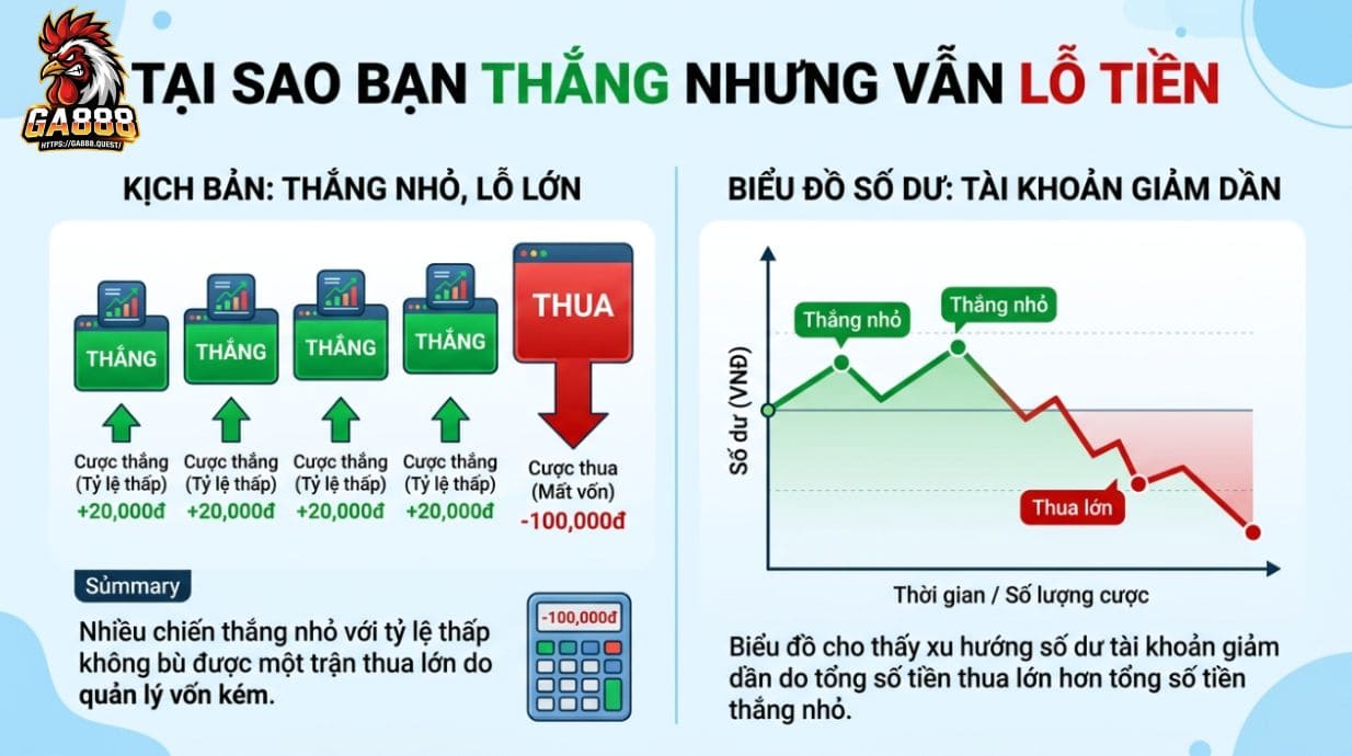 Vì sao bạn thắng trận nhưng vẫn thua tiền