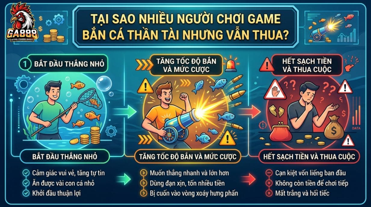 Vì sao nhiều người chơi Bắn Cá Thần Tài nhưng vẫn thua?