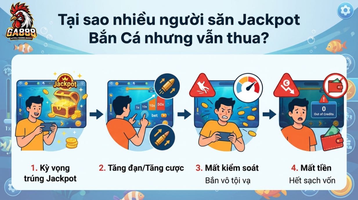 Vì sao nhiều người săn Bắn Cá Jackpot nhưng vẫn thua?