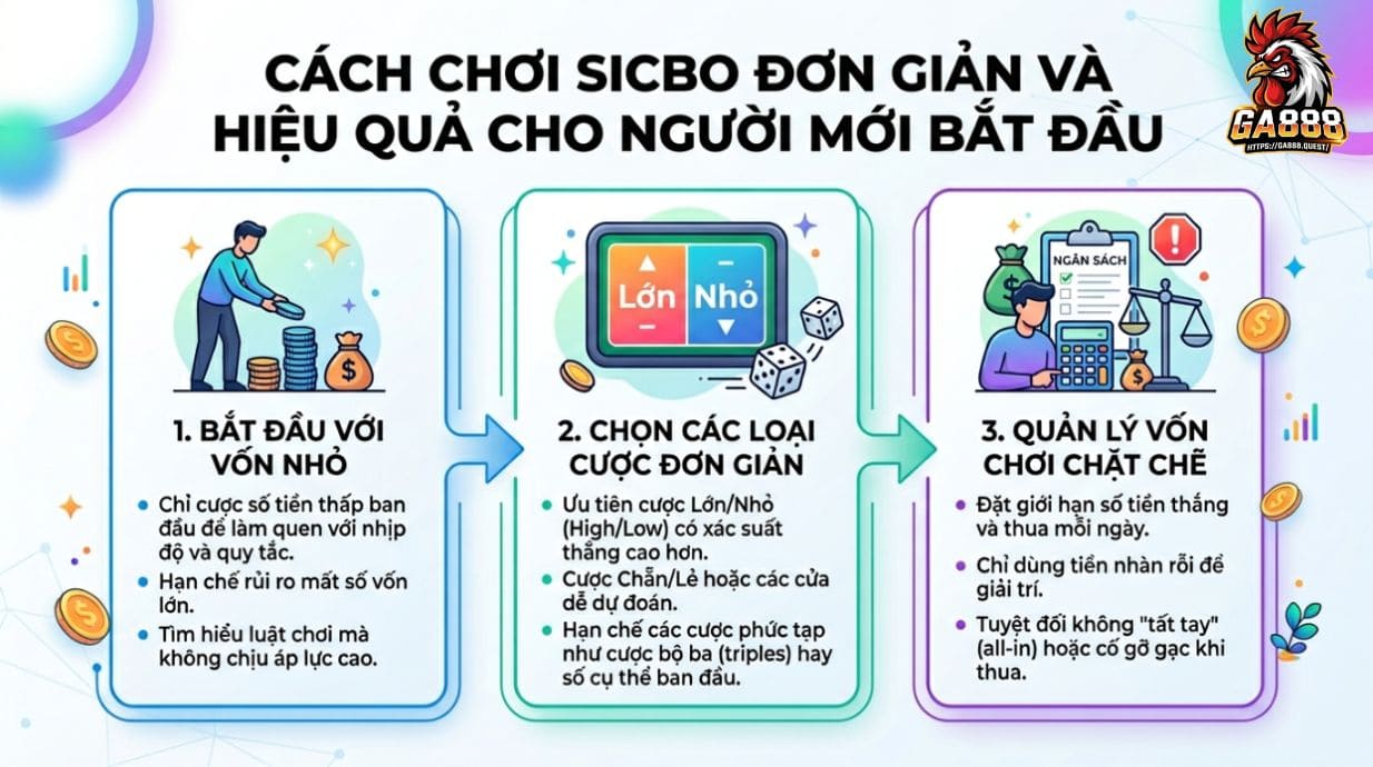 Cách tiếp cận Sicbo hiệu quả dành cho người mới