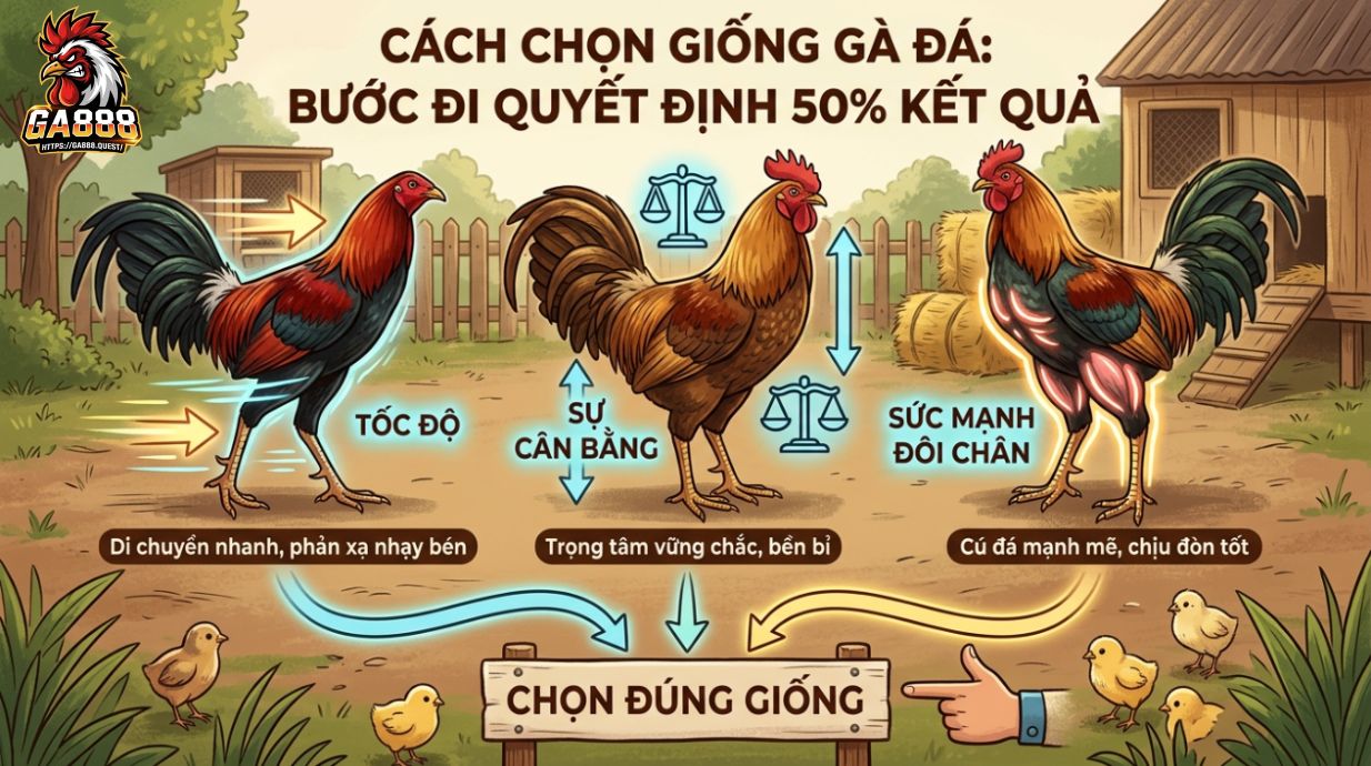 Chọn Giống Gà: Bước Quyết Định 50% Kết Quả