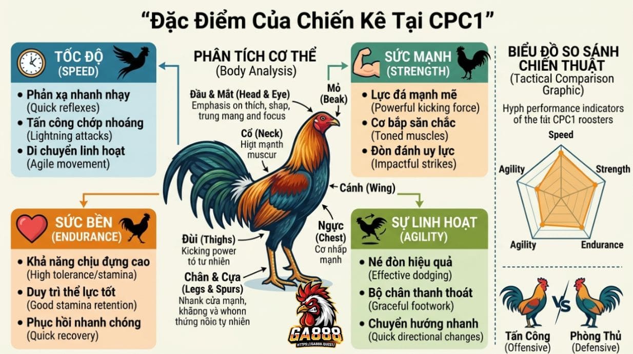 Đặc Điểm Của Chiến Kê Tại CPC1