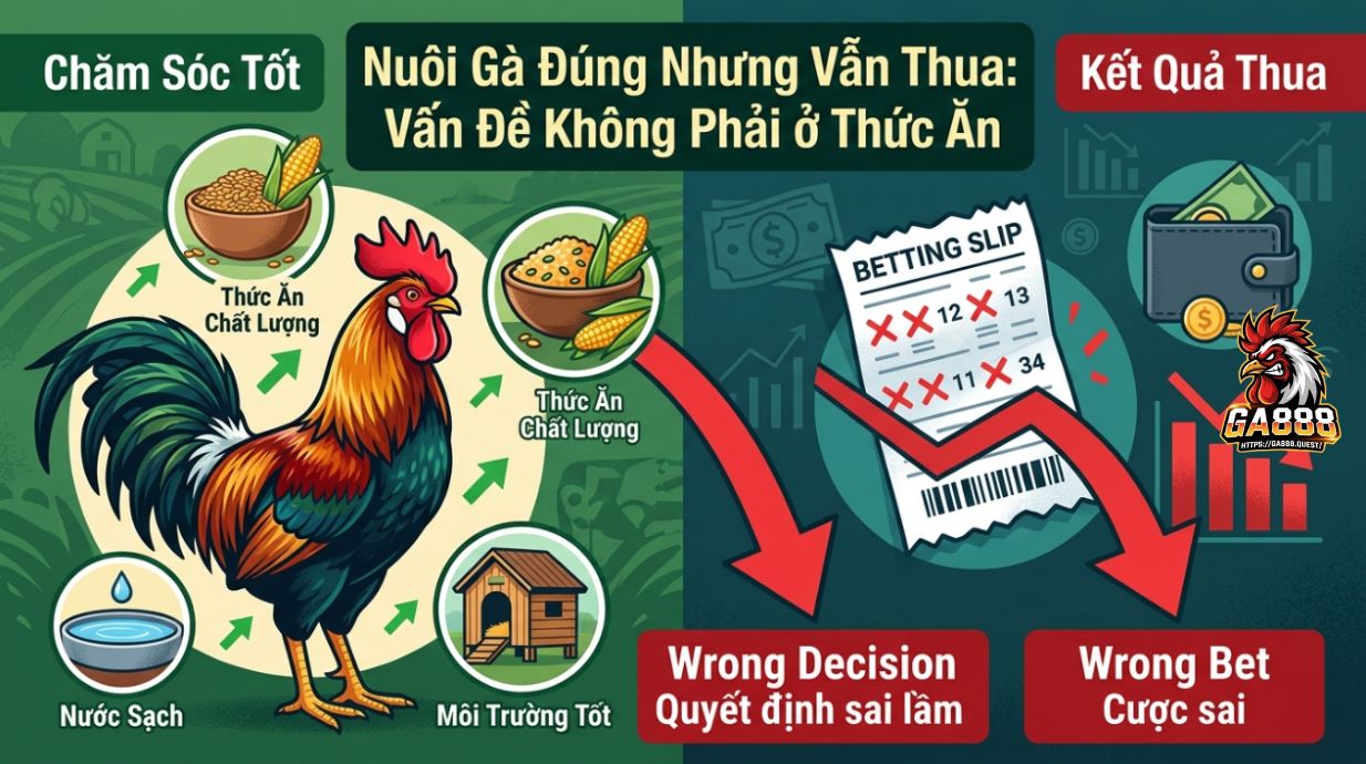 Nuôi Gà Đúng Nhưng Vẫn Thua: Vấn Đề Không Nằm Ở Thức Ăn