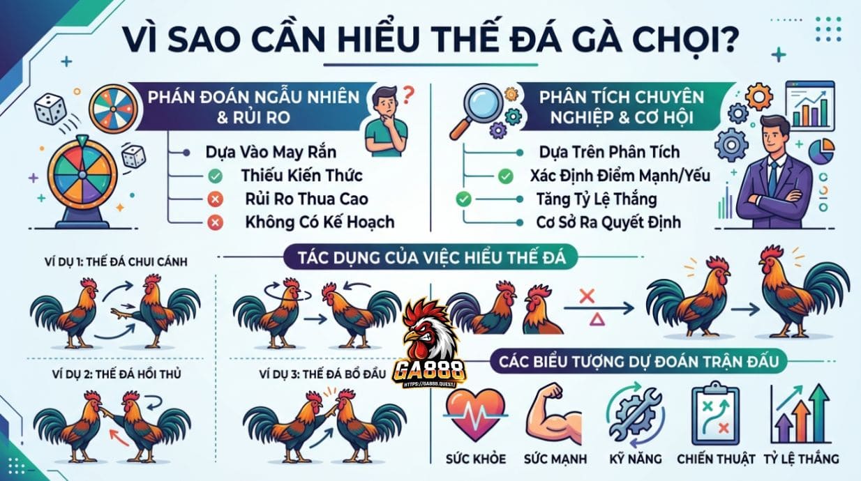 Vì Sao Cần Hiểu Thế Đá Gà Chọi?