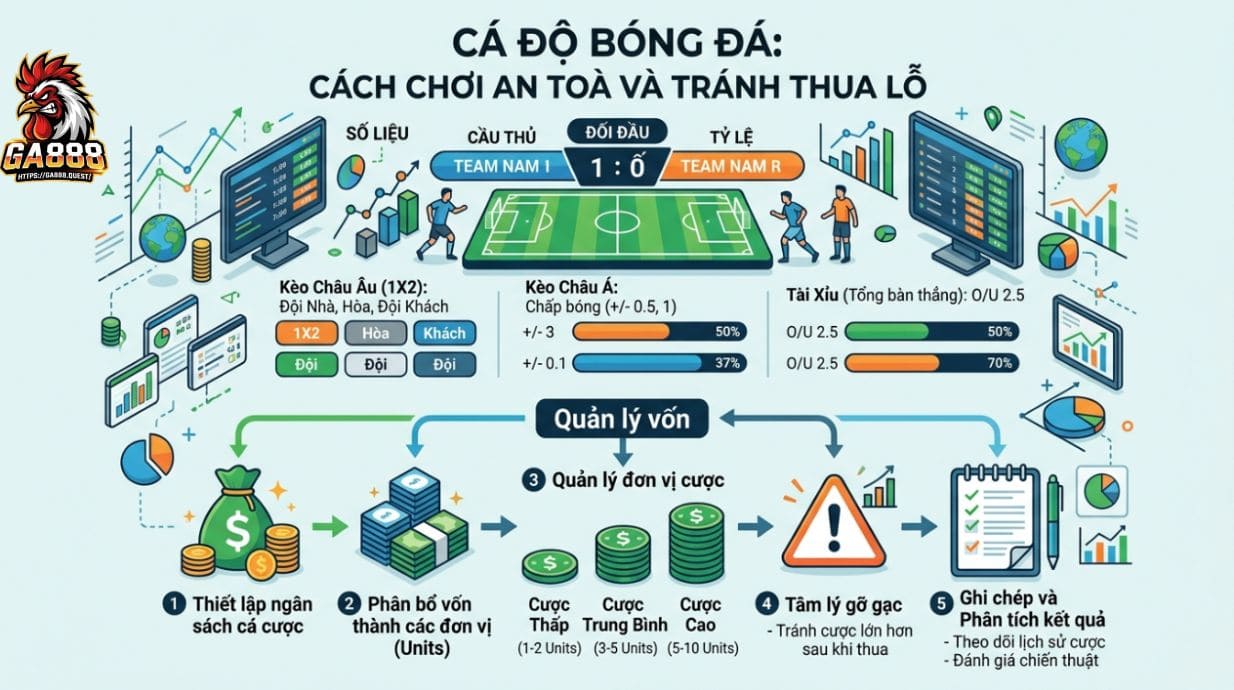 Cá độ bóng đá: Cách chơi an toàn và tránh thua lỗ