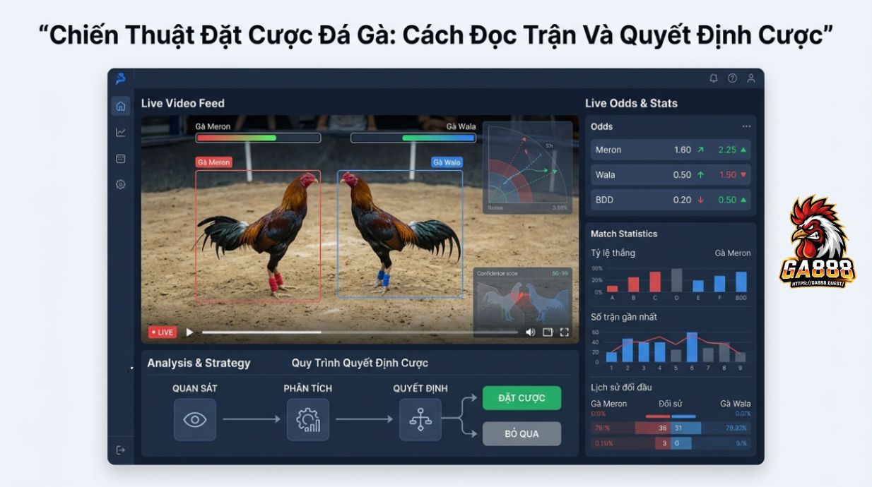 Chiến Thuật Đặt Cược Đá Gà: Cách Đọc Trận Và Quyết Định Cược