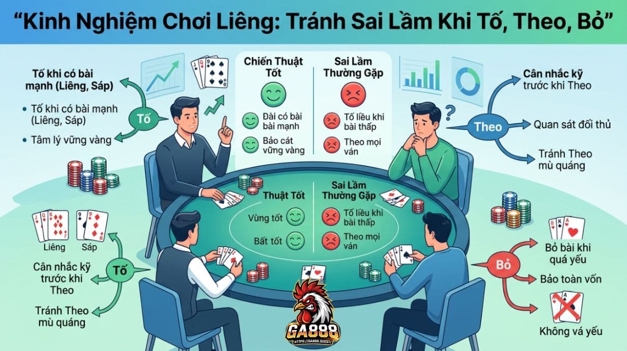 Kinh Nghiệm Chơi Liêng: Tránh Sai Lầm Khi Tố, Theo, Bỏ