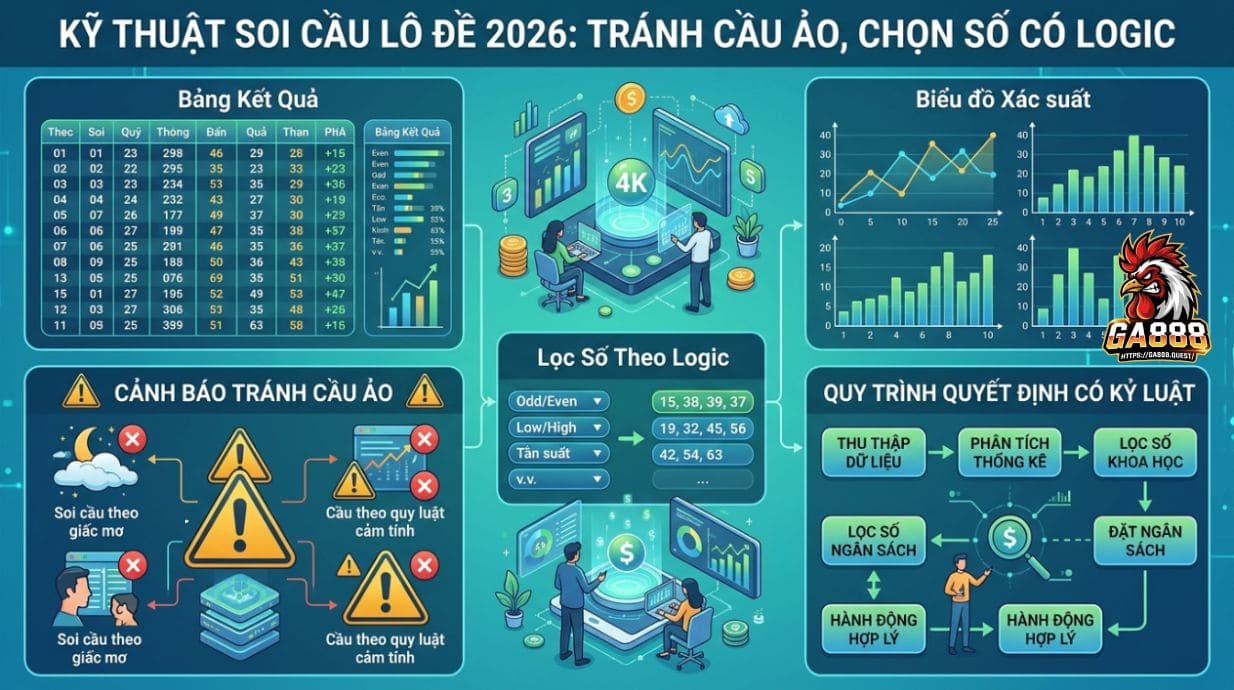 Kỹ Thuật Soi Cầu Lô Đề 2026: Tránh Cầu Ảo, Chọn Số Có Logic