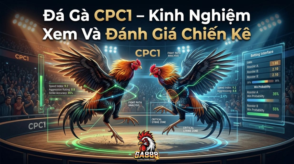 Đá Gà CPC1 – Kinh Nghiệm Xem Và Đánh Giá Chiến Kê